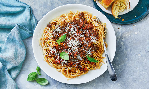 Mushroom bolognaise