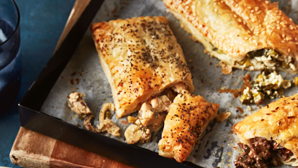 Chicken and fennel hand pies