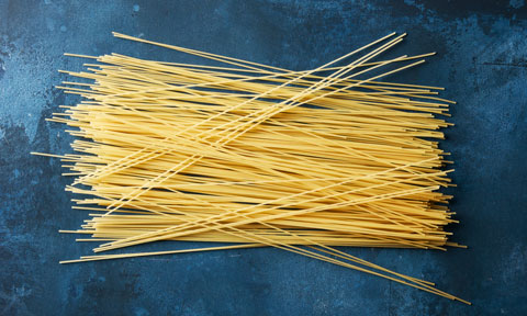 Dried angel hair pasta
