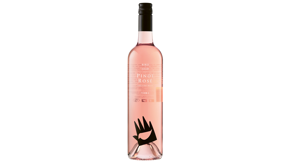 A bottle of  Bird in Hand Pinot Rose