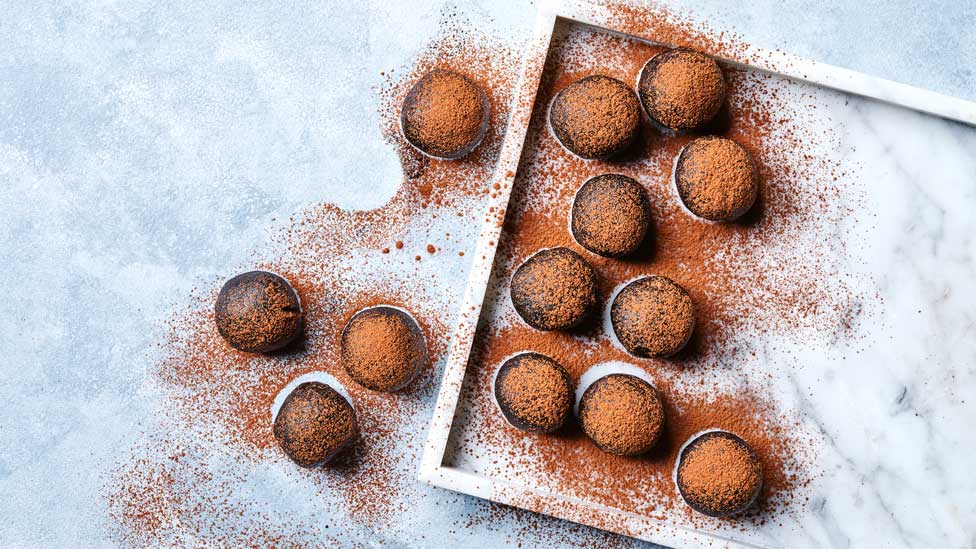 Mince pie truffles