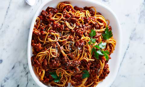 Adam Liaw’s umami bolognese