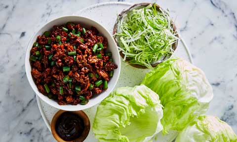 Adam Liaw’s peking-style sang choy bao