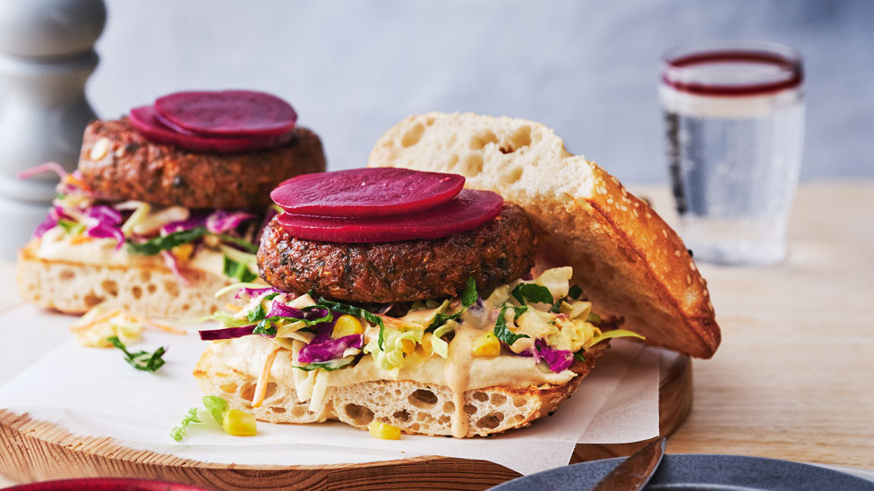 Easy cauliflower burgers