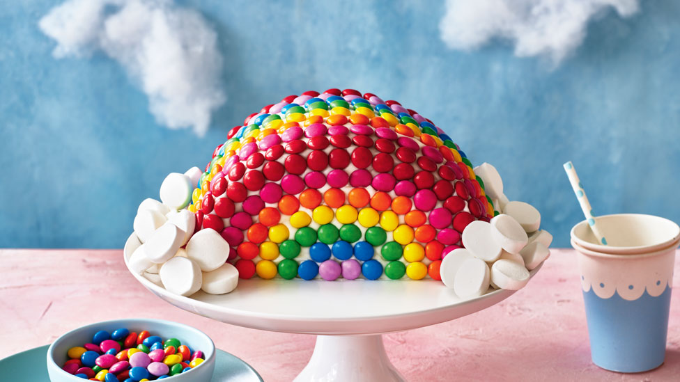 No-Bake Rainbow Cake recipe | Coles