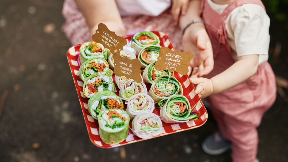 Pinwheels platter