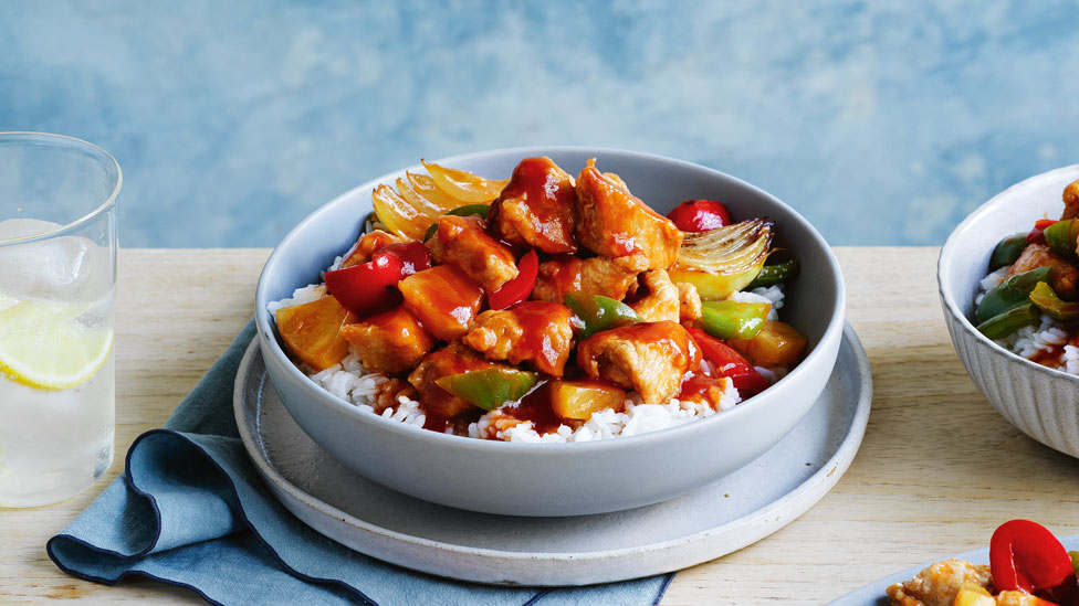 Tasia and Gracia’s sweet and sour chicken