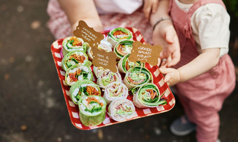 Pinwheels platter