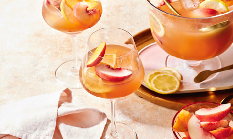 Millie Tang’s rum and peach punch