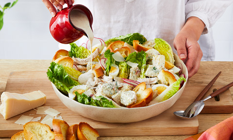 Potato caesar salad