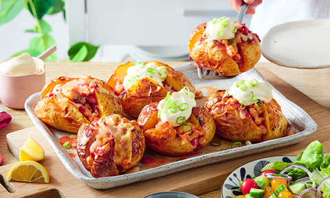 Tex-Mex jacket potatoes