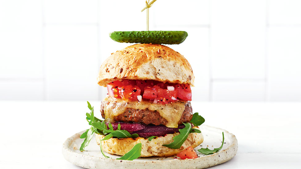 Beef Burger With Salsa Recipe Coles