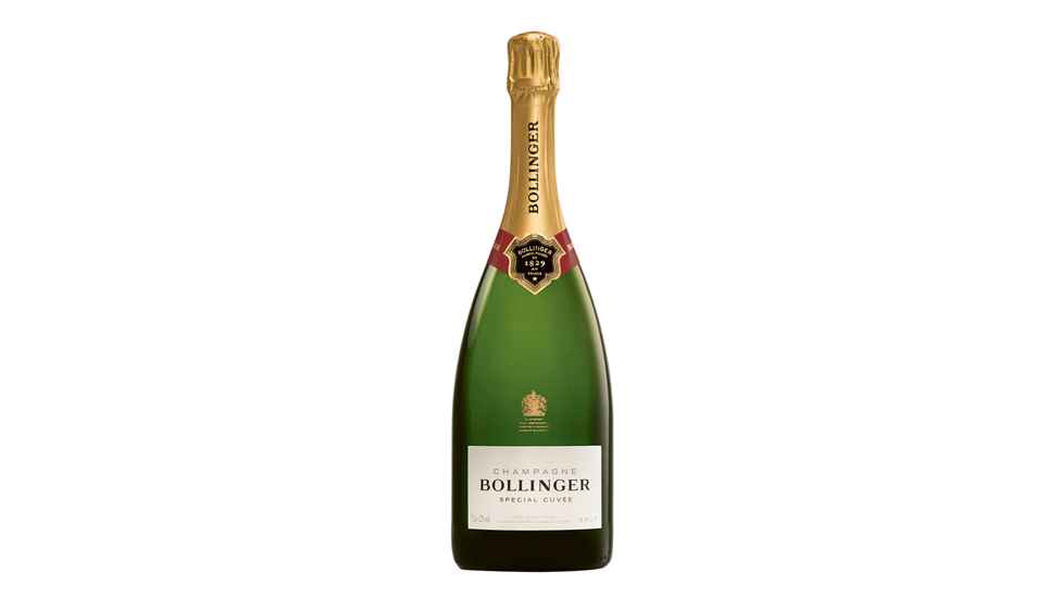 A bottle of Bollinger Special Cuvee Brut NV Champagne