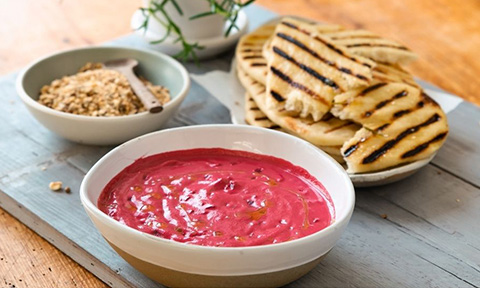 Curtis Stone's roasted beetroot dip