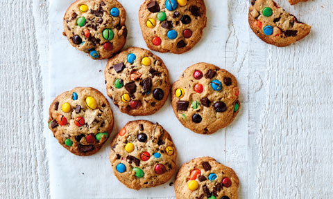 Jumbo M&M's cookies