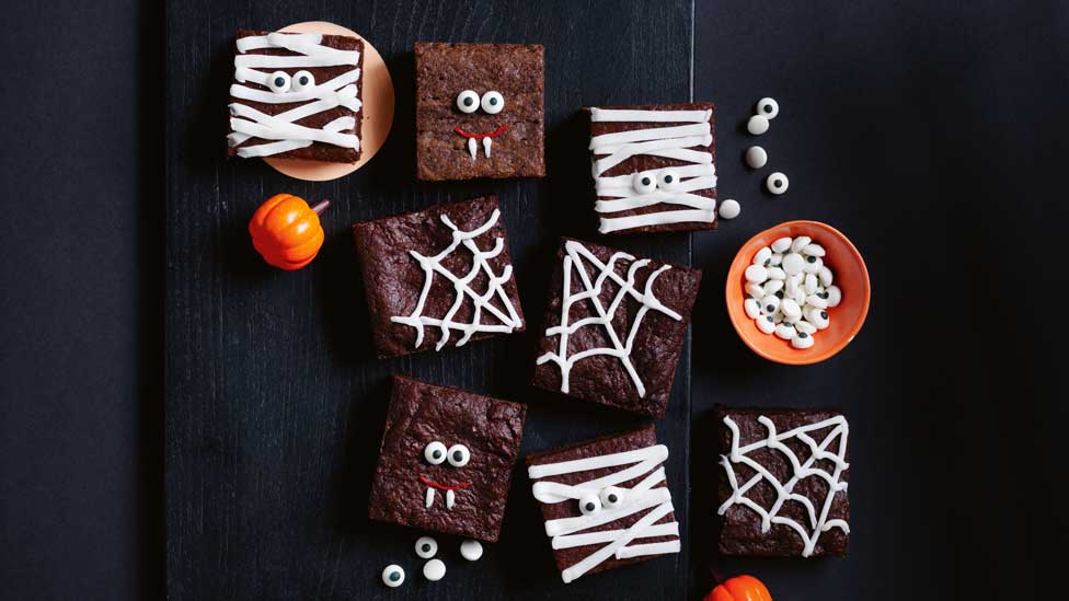 Halloween brownies