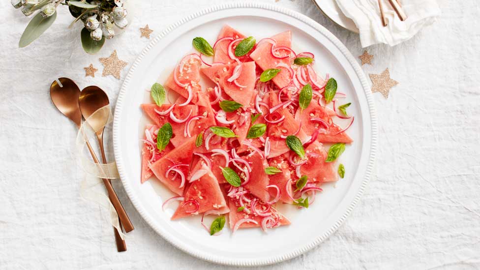 Thai watermelon salad