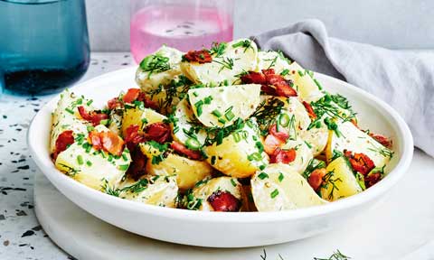 Traditional potato salad