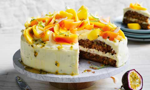 Curtis Stone’s tropical hummingbird cake