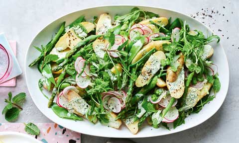 Spring potato salad