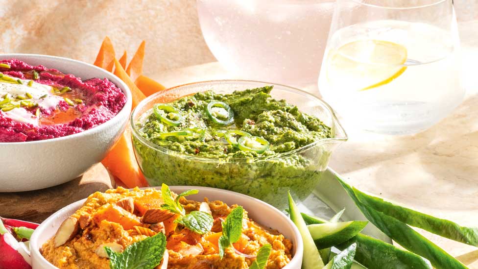 Spinach hommus