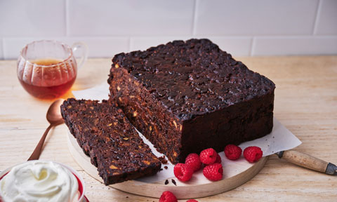 Chocolate fruitcake