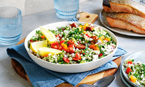 Pearl couscous salad