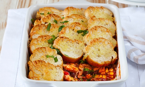 Mexican chicken bake