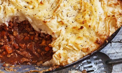 Roasted lamb shepherd's pie