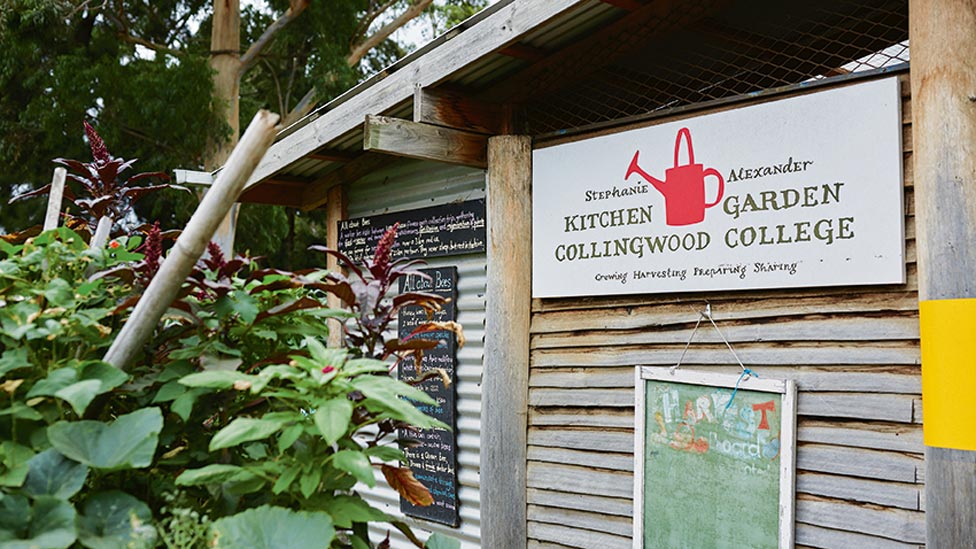 A photo of the Stephanie Alexander Kitchen Garden in collignwood 