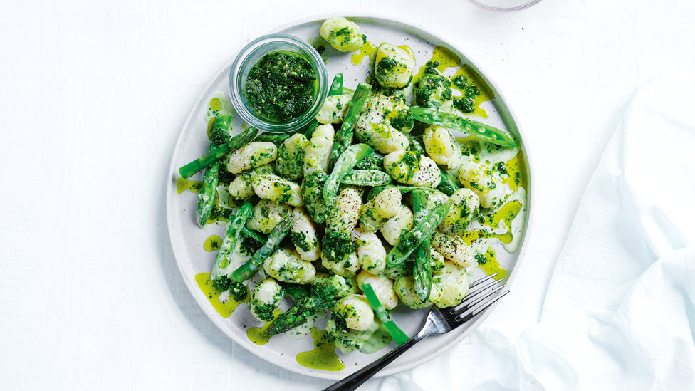 Spring gnocchi dish