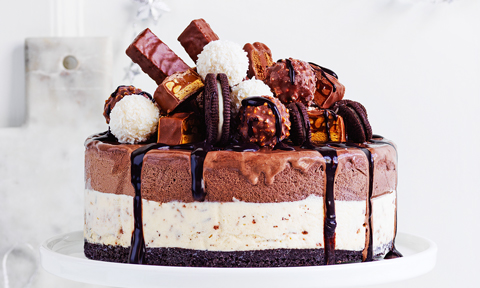 No-cook chocolate ice cream cake