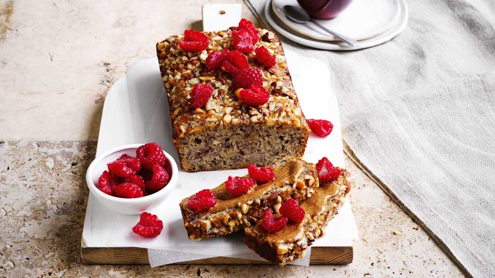 Nutty banana loaf 