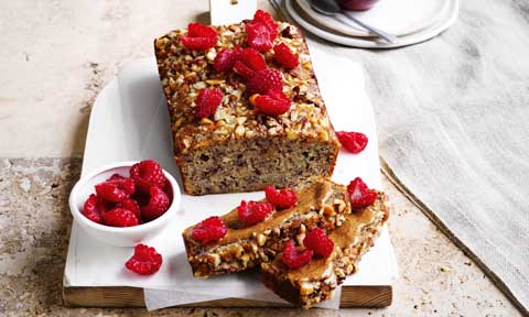 Nutty banana loaf