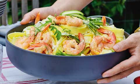 Prawn and fennel pasta