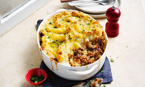 Jen Hanlon's pork mince pie with mash