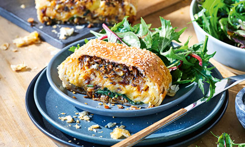 Kerri Remigio's spinach and cheese Wellington