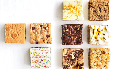 9 different basic biscuit bars