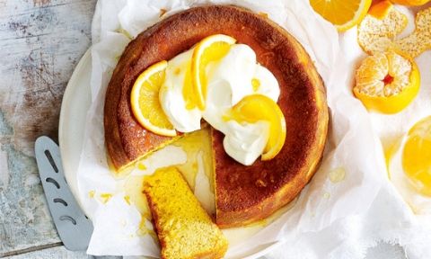 Gluten-free whole mandarin and orange cake