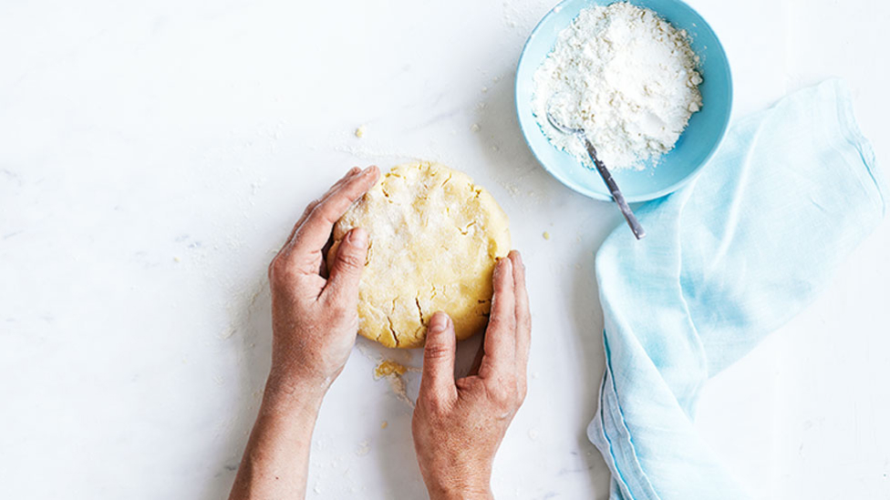 Shape the dough into a disc