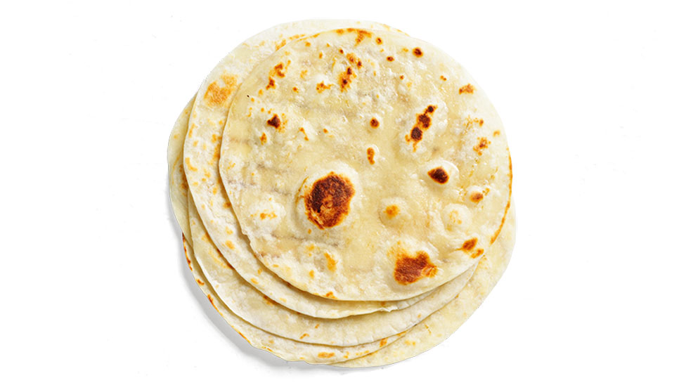 A stack of tortillas