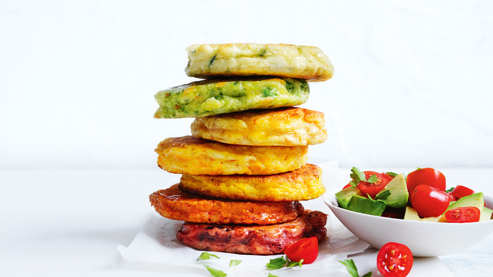 Rainbow fritters