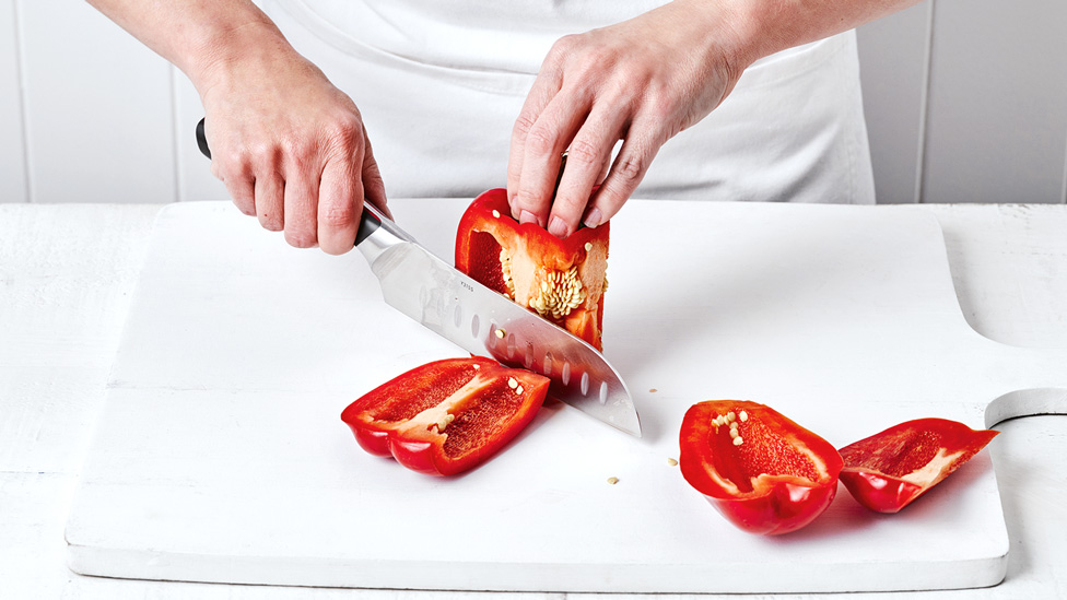 Cutting capsicum