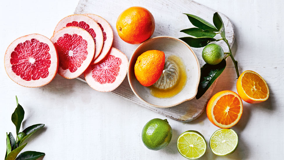 Citrus on the table