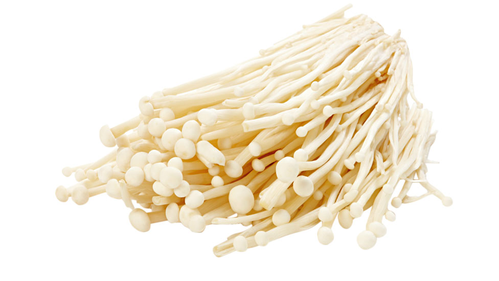 Enoki mushrooms