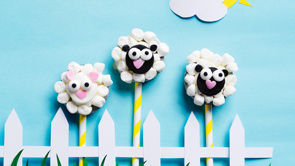 Oreo lamb lollipops