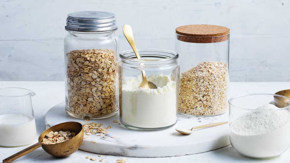 Pantry jars and cups