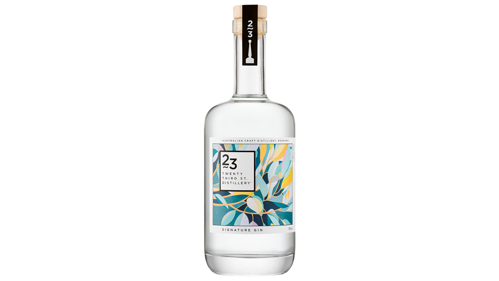 A bottle of 23rd St Signature Gin