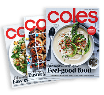 A stack of Coles magazines