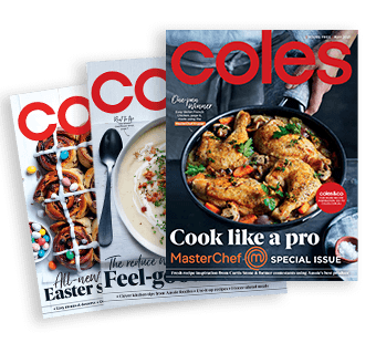 A stack of Coles magazines